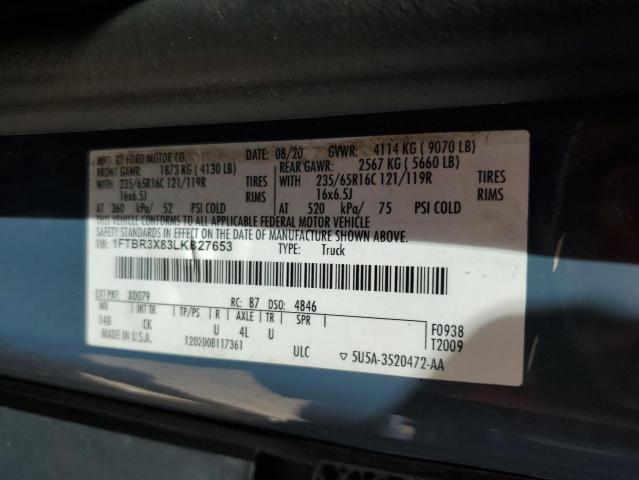 2020 FORD TRANSIT T- #3304632997