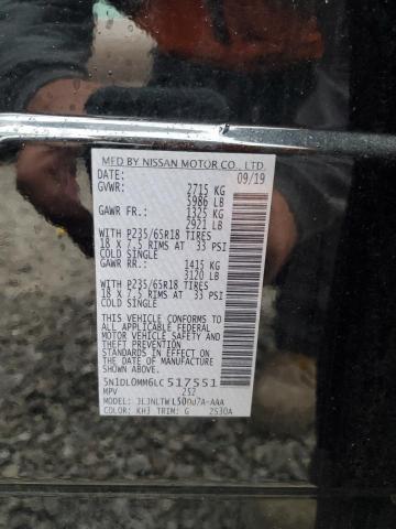 2020 INFINITI QX60 LUXE 5N1DL0MM6LC517551