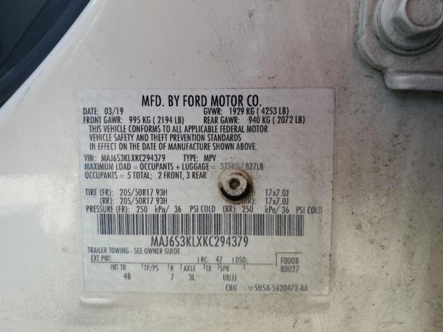 2019 FORD ECOSPORT TITANIUM #3282390293