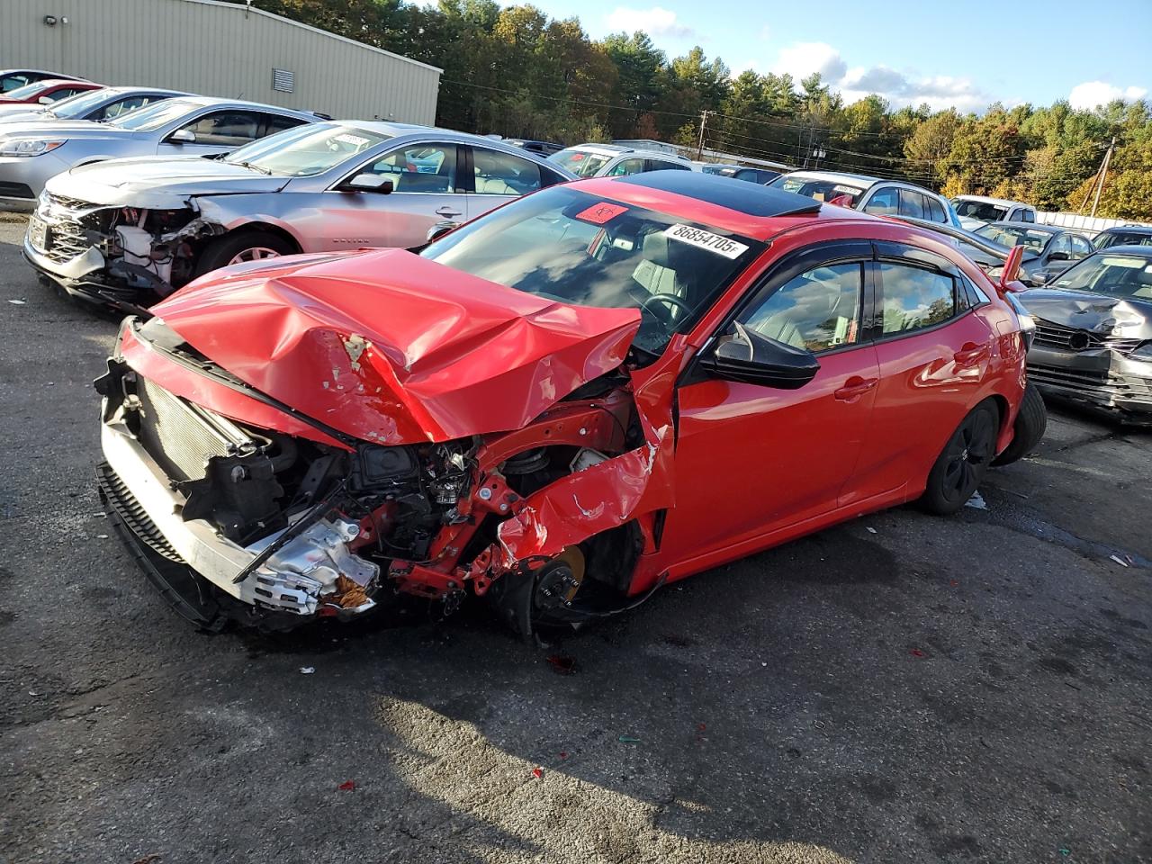 Lot #3290311221 2018 HONDA CIVIC EXL