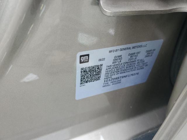 2022 CHEVROLET MALIBU LT - 1G1ZD5ST9NF179376