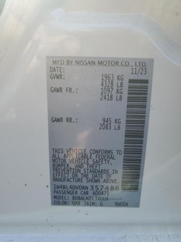 2024 NISSAN ALTIMA SV 1N4BL4DV0RN357486