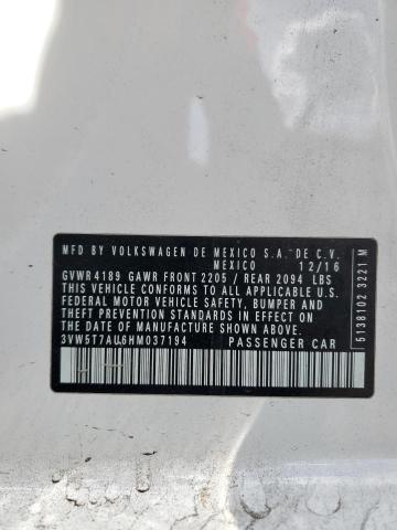 2017 VOLKSWAGEN GTI S 3VW5T7AU6HM037194
