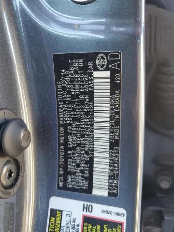 2014 TOYOTA COROLLA L #3290279200