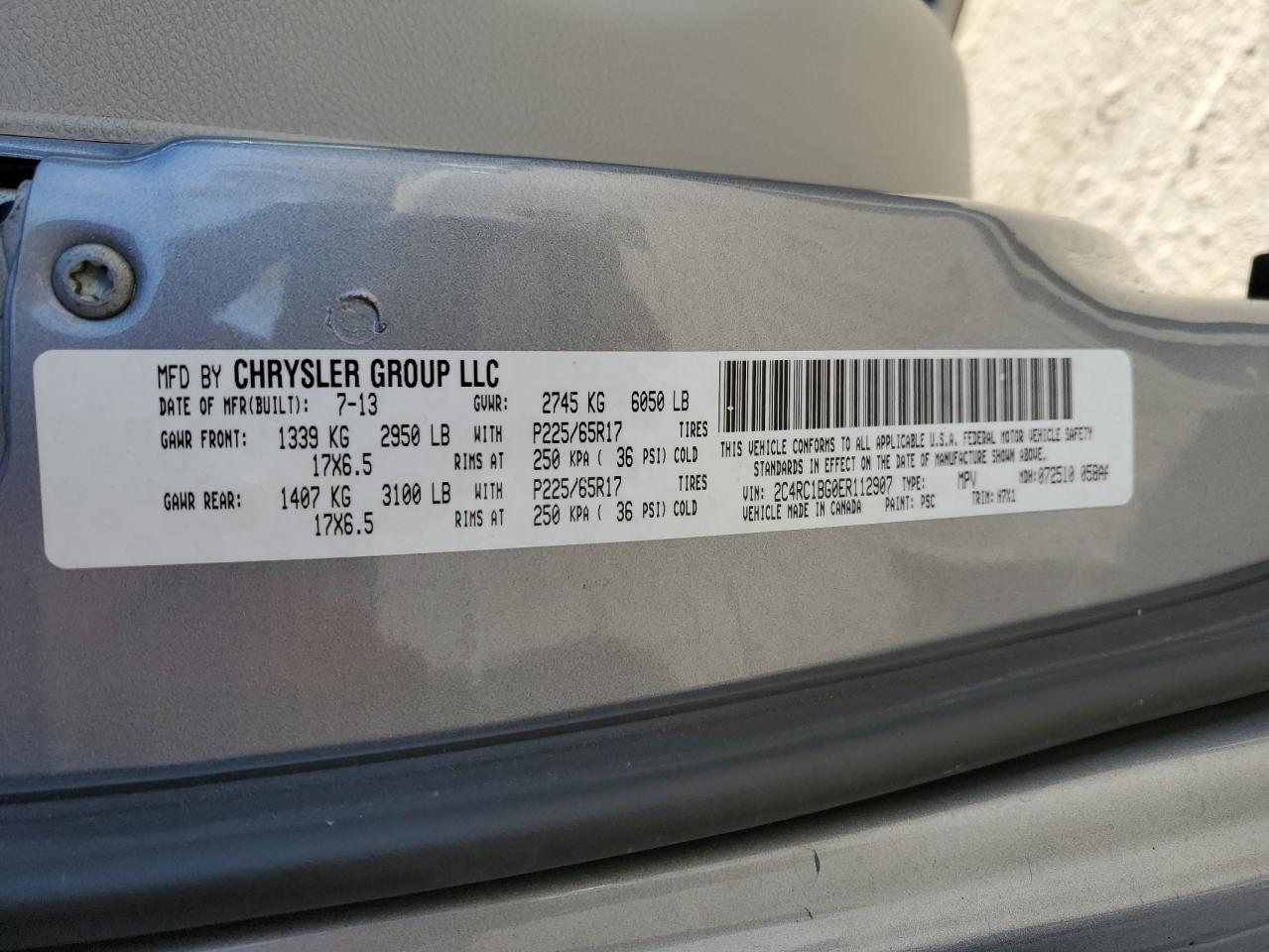 CHRYSLER TOWN & COUNTRY TOURING