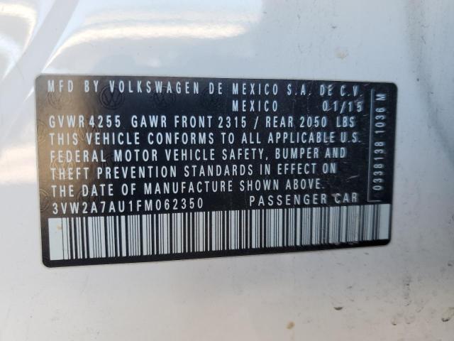 2015 VOLKSWAGEN GOLF TDI #3297236388