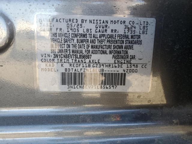 2025 NISSAN VERSA SV #3283798425