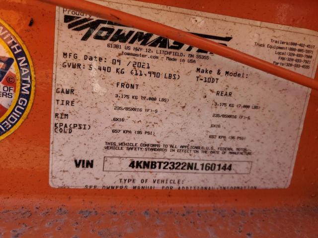 2022 TOWMASTER UNKNOWN #3301715361