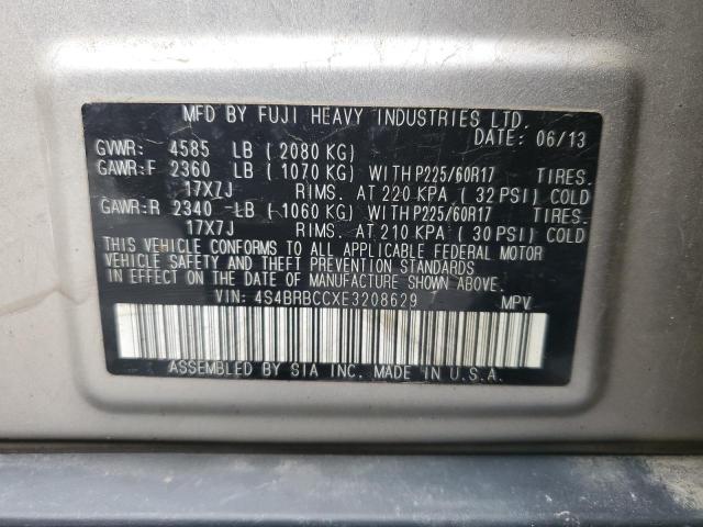 2014 SUBARU OUTBACK 2. #3292334265