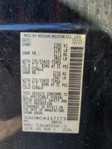 2018 NISSAN MURANO S - 5N1AZ2MH5JN117773