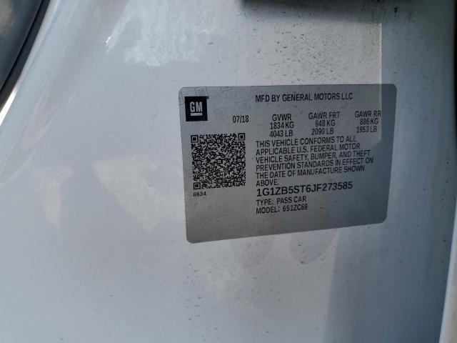 2018 CHEVROLET MALIBU LS 1G1ZB5ST6JF273585