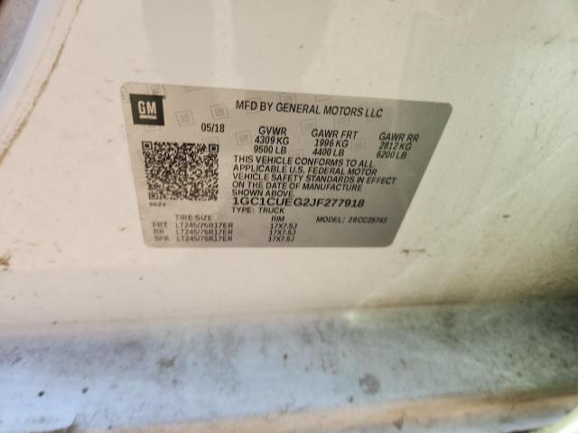 2018 CHEVROLET SILVERADO C2500 HEAVY DUTY 1GC1CUEG2JF277918