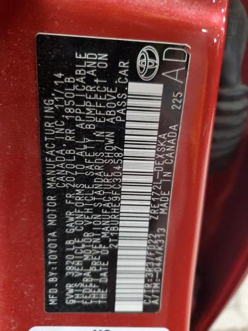 2015 TOYOTA COROLLA L - 2T1BURHE9FC304587