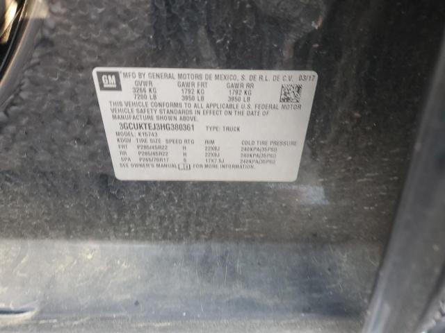 2017 CHEVROLET SILVERADO - 3GCUKTEJ3HG380361