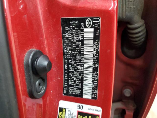 2016 TOYOTA COROLLA L - 2T1BURHE6GC515361