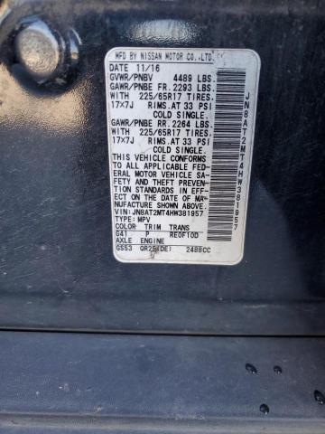 2017 NISSAN ROGUE S - JN8AT2MT4HW381957