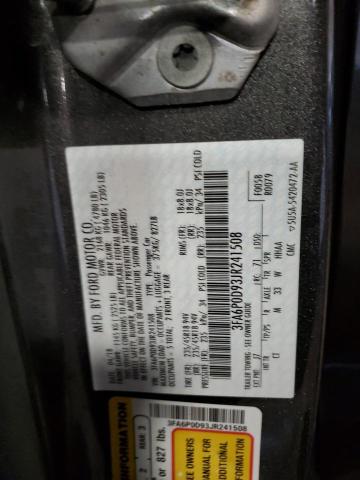 2018 FORD FUSION TITANIUM/PLATINUM 3FA6P0D93JR241508