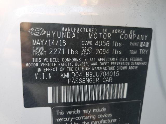 2018 HYUNDAI ELANTRA SP - KMHD04LB9JU704015