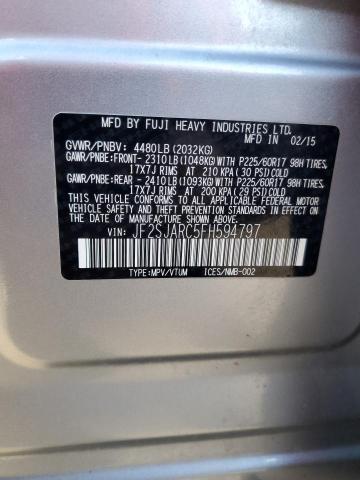 2015 SUBARU FORESTER 2 #3284791520