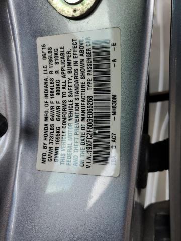2016 HONDA CIVIC LX - 19XFC2F50GE065268