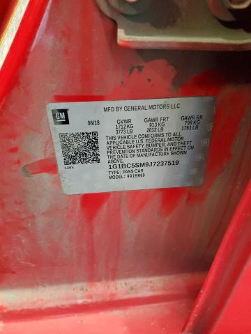 2018 CHEVROLET CRUZE LS 1G1BC5SM9J7237519