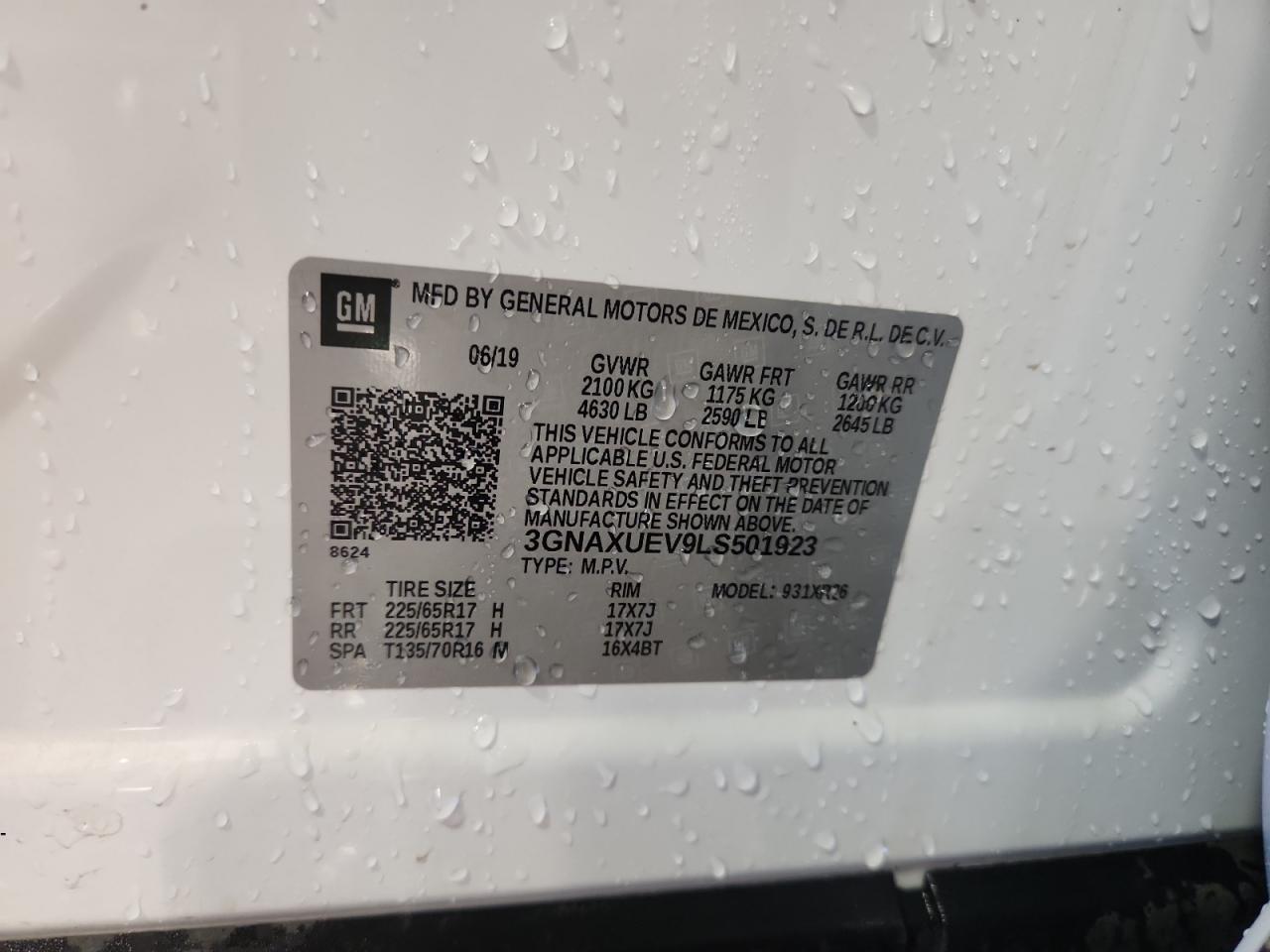 CHEVROLET EQUINOX LT