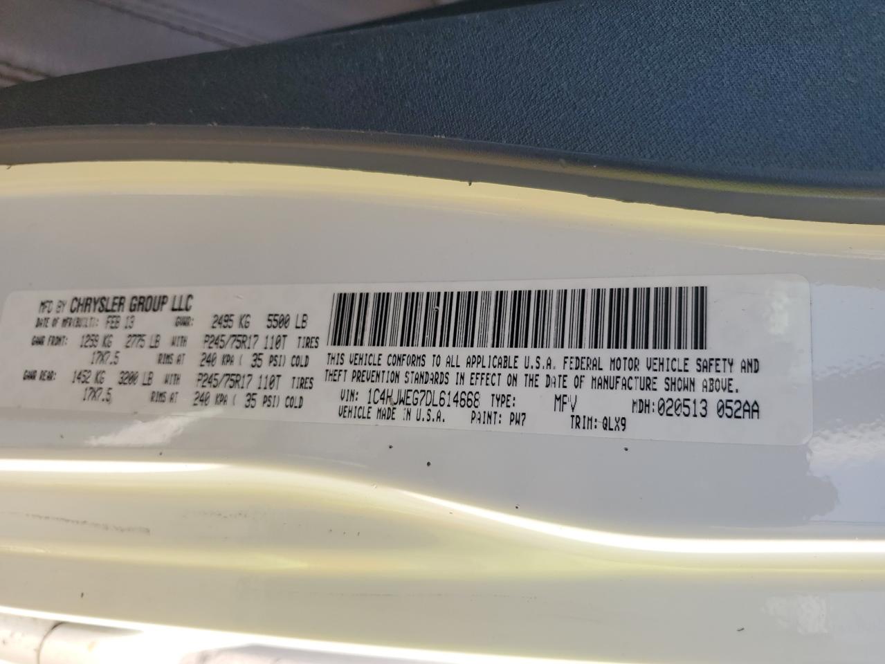 JEEP WRANGLER SAHARA