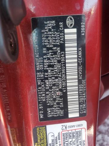 2006 TOYOTA CAMRY LE #3284214545