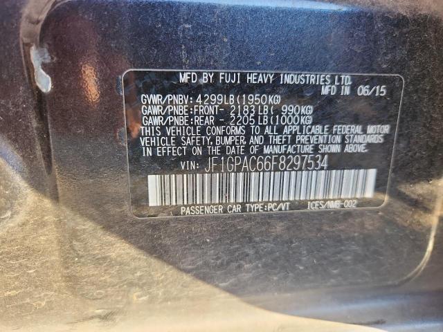 2015 SUBARU IMPREZA PR - JF1GPAC66F8297534