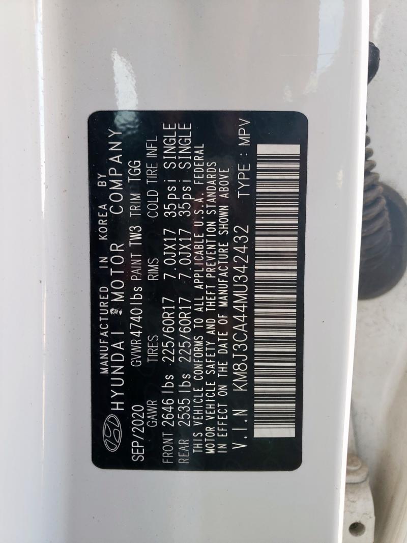 2021 HYUNDAI TUCSON LIM #3291481992