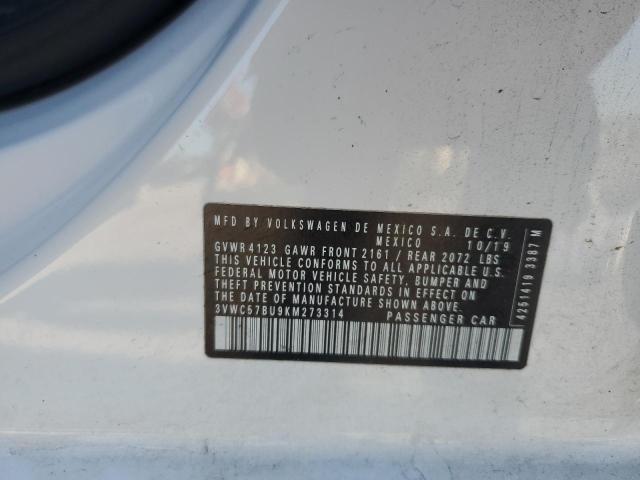 2019 VOLKSWAGEN JETTA S 3VWC57BU9KM273314