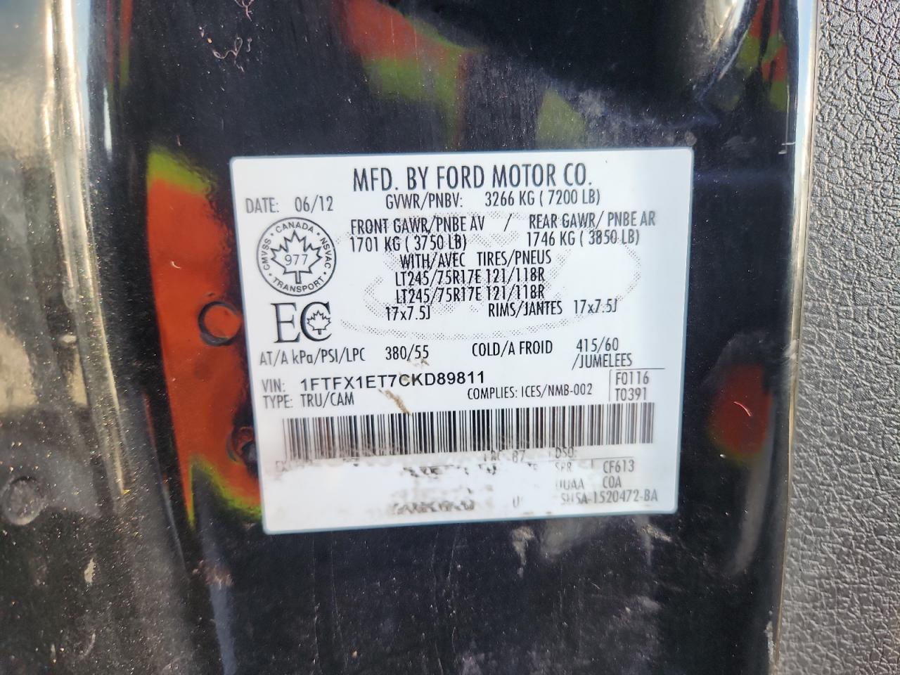 FORD F-150 SUPER CAB