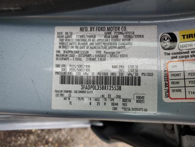 2011 FORD FUSION HYB #3281578402