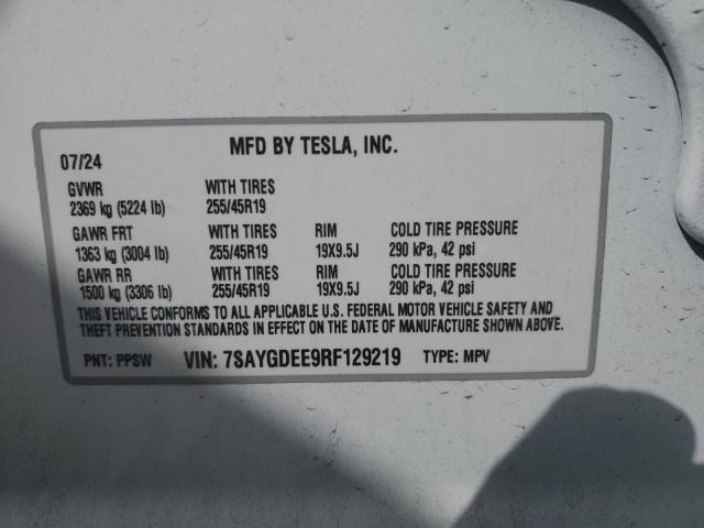 2024 TESLA MODEL Y #3302835912
