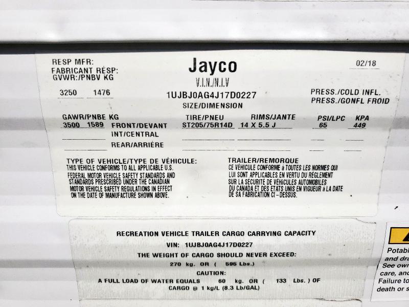 2018 JAYFLIGHT SLX BY JAY TRAILER #3280500144