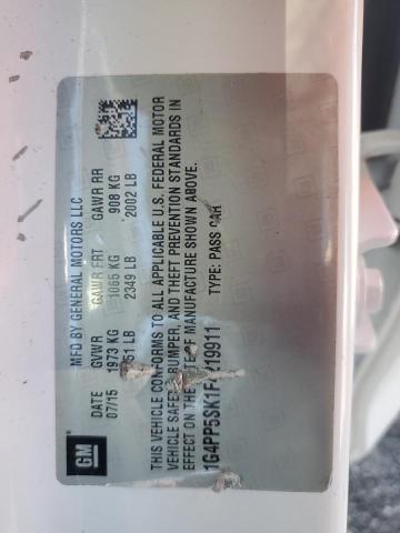 2015 BUICK VERANO - 1G4PP5SK1F4219911