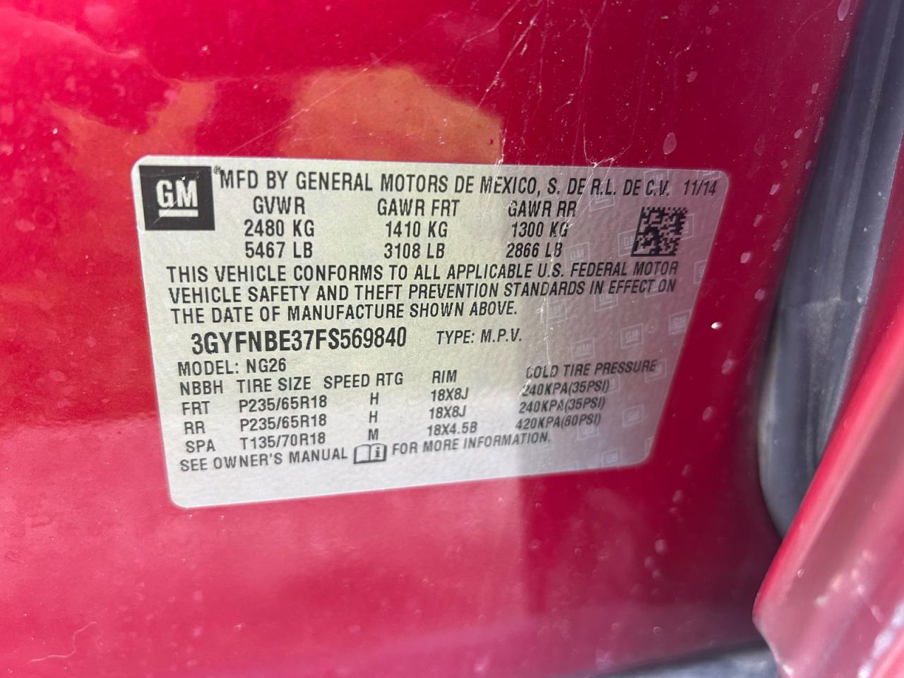 CADILLAC SRX LUXURY COLLECTION