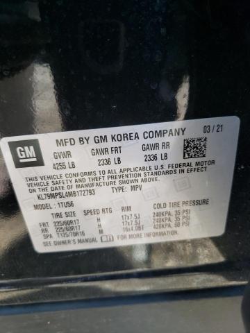 2021 CHEVROLET TRAILBLAZE KL79MPSL4MB172793