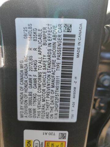 2026 HONDA CIVIC SPOR #3296351104