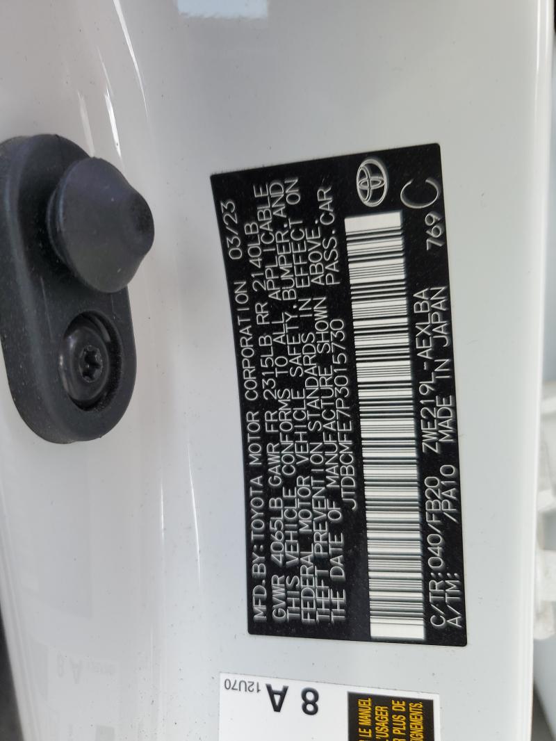 2023 TOYOTA COROLLA LE - JTDBCMFE7P3015730