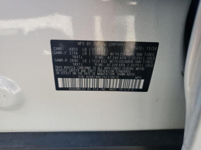 2025 SUBARU OUTBACK LI - 4S4BTANC7S3178610