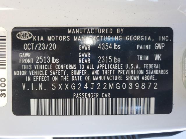 2021 KIA K5 LX - 5XXG24J22MG039872