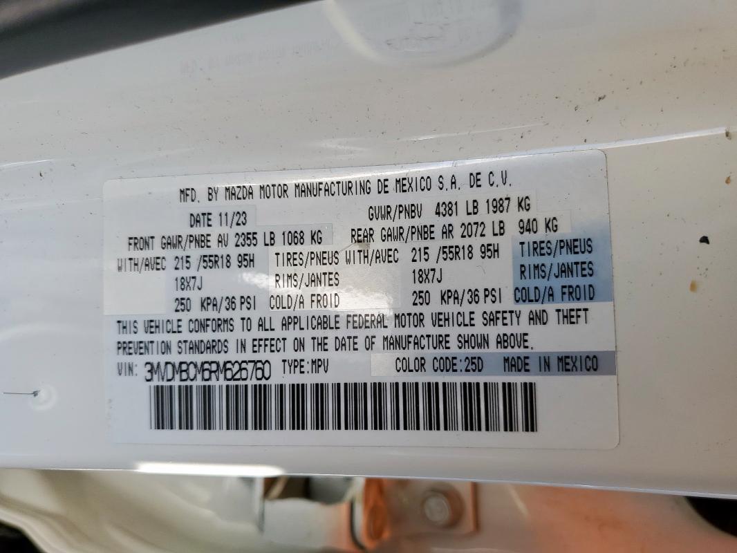 2024 MAZDA CX-30 PREF 3MVDMBCM6RM626760