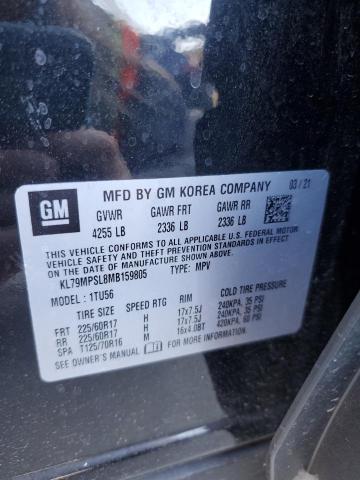 2021 CHEVROLET TRAILBLAZE - KL79MPSL8MB159805