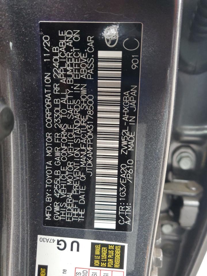 TOYOTA PRIUS PRIME LE