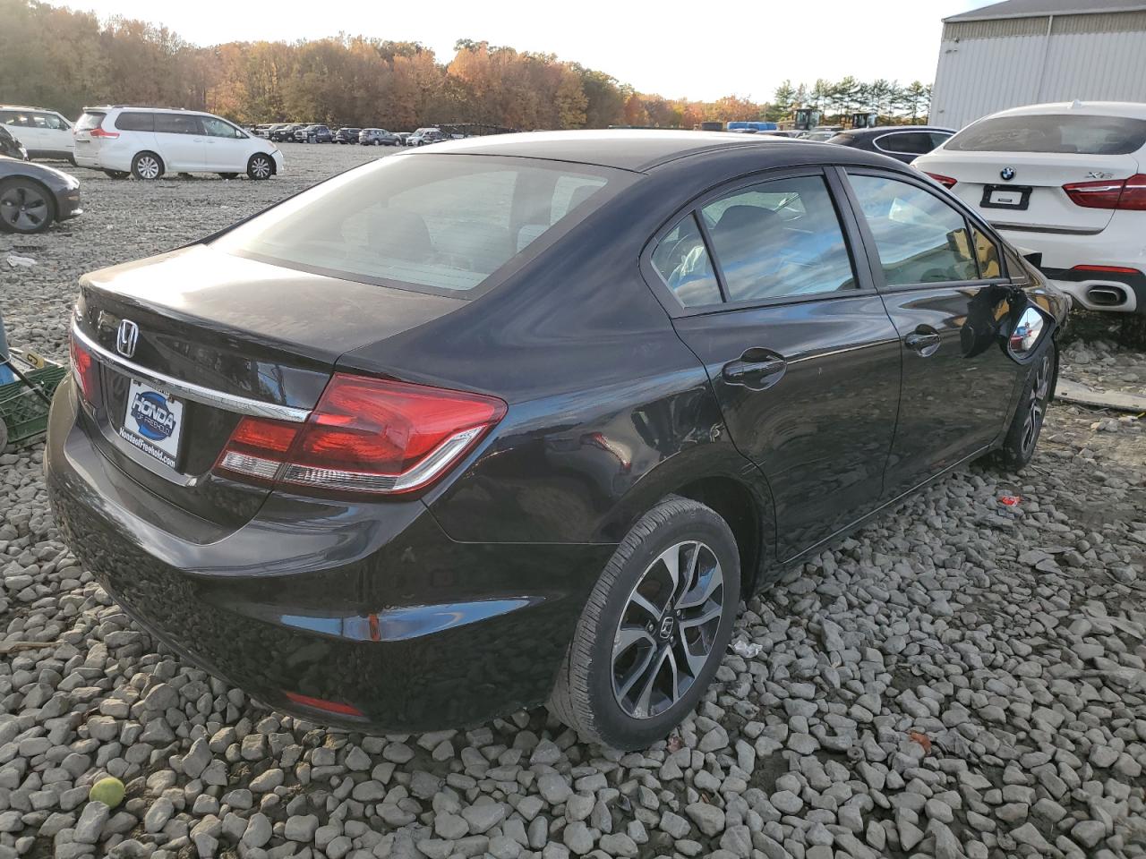 Lot #3309421983 2014 HONDA CIVIC EX