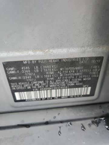 2013 SUBARU OUTBACK 2. - 4S4BRBKC0D3246581