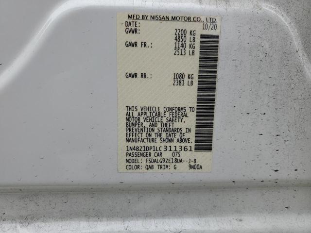 2020 NISSAN LEAF SL PL - 1N4BZ1DP1LC311361