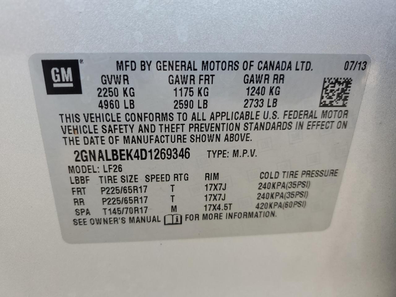 CHEVROLET EQUINOX LS