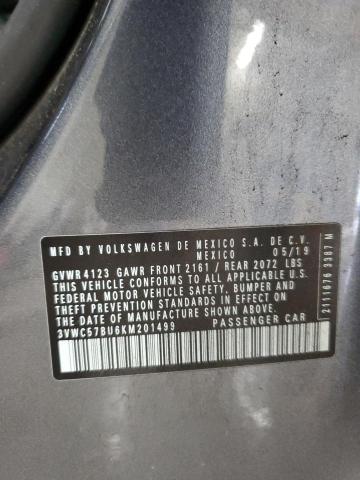 2019 VOLKSWAGEN JETTA S - 3VWC57BU6KM201499